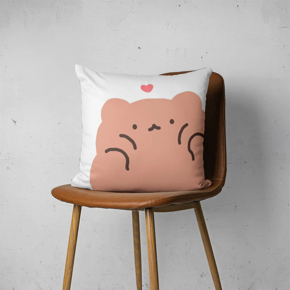 

FROG PILLOW 019 Customizable Bedroom Bed Sofa Hotel Car Lumbar Pillow Fashion Decorative Pillow Cover