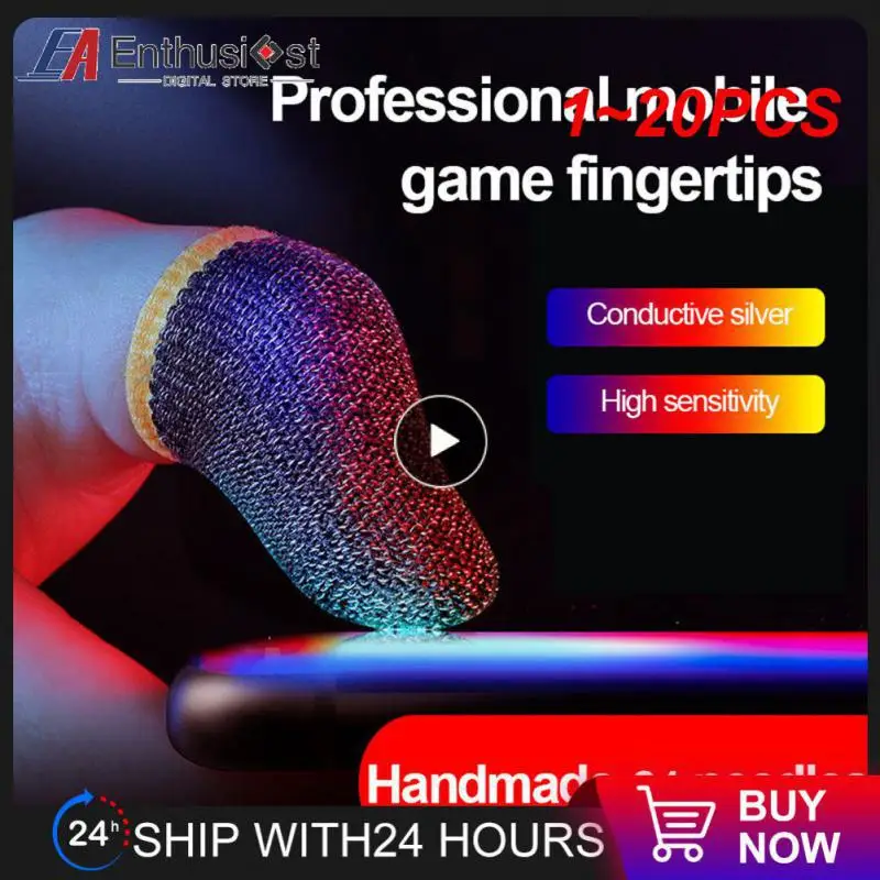 

1-20 шт., дышащие нескользящие перчатки для сенсорных экранов