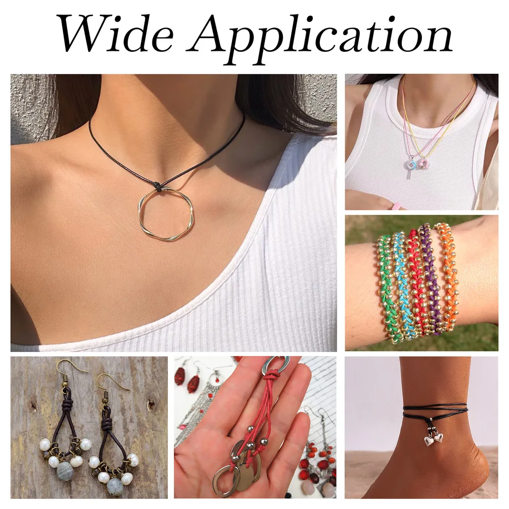 Круглые Вощеные полиэфирные нити 10 м/цвет 0 5 мм вощеные спиральные струны с