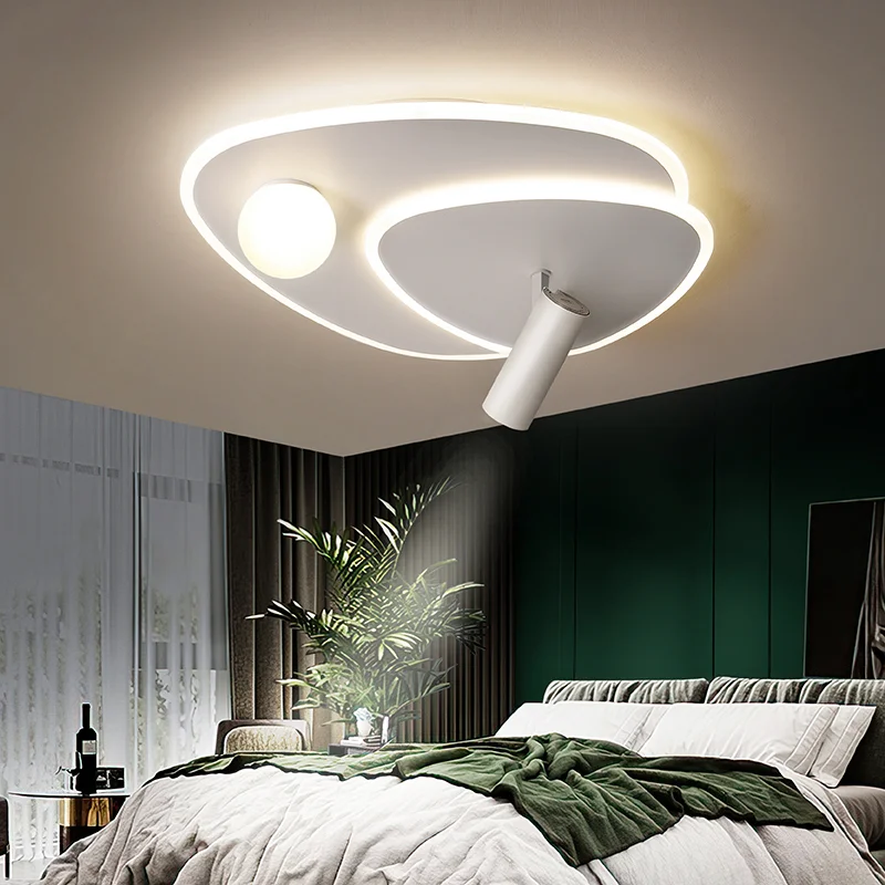 

New Design LED Chandelier For Study Bedroom Living Room Inoor Lamps With Rotatable Spotlight Home Deco Lighting Fixtures