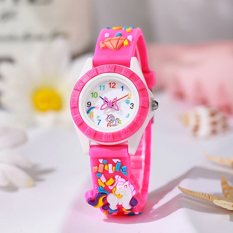 Новинка Детские часы с мультяшным аниме силиконовые для мальчиков и девочек