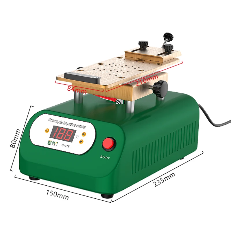 

High quality LCD Screen Separator Built-in Double Vacuum Pump Rotary Heating Platform For Edge Curved Screen Separation