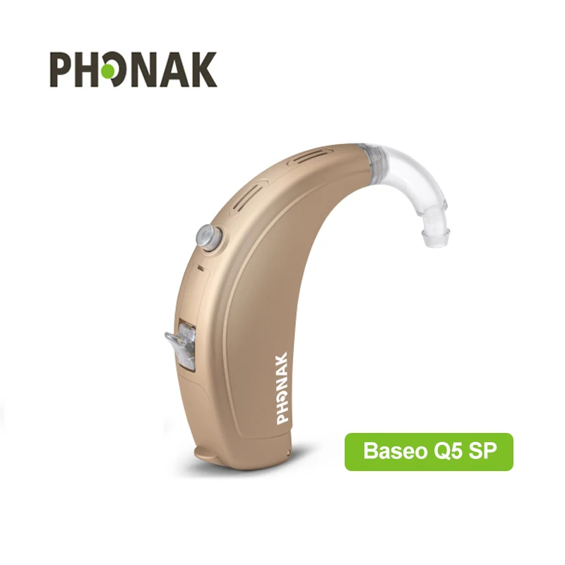 

Phonak Baseo Q5 SP High Power Hearing Aids For the Deafness With Mild to Severe Hearing Loss 4 channels Programmable Hearing Aid