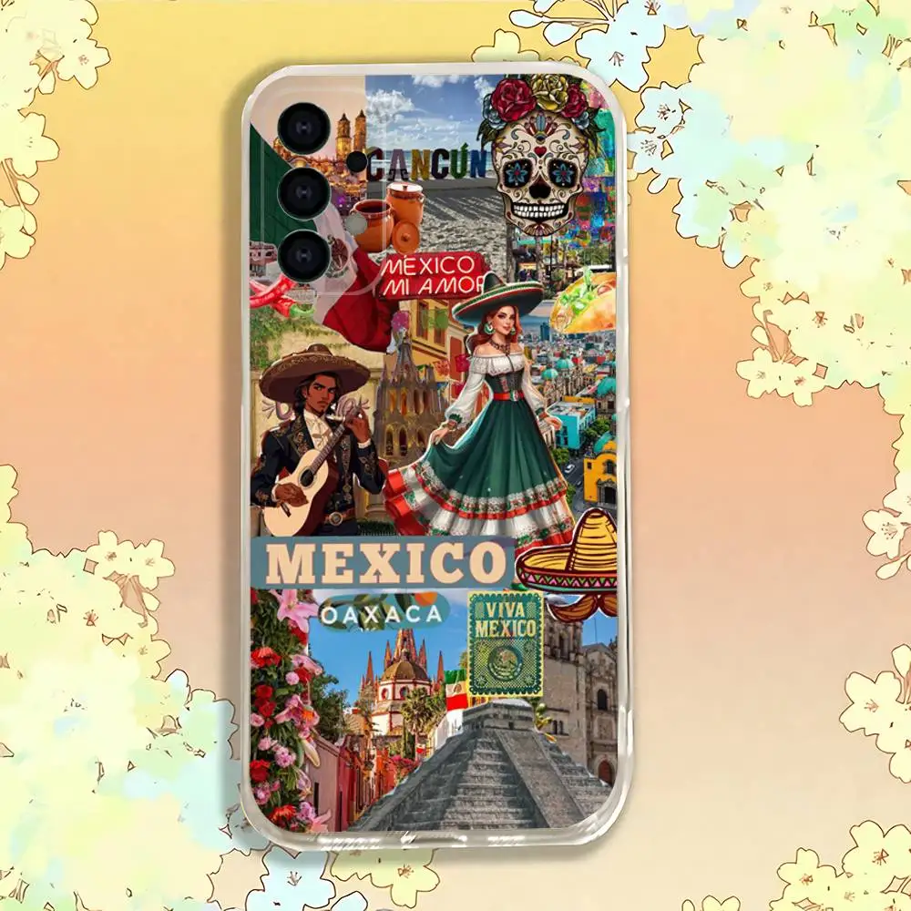 Фото Чехол для телефона Viva Mexico для Samsung S30, S25, S24, S23, S21, S22, S20, S10, 5G, FE, Lite, Plus, Ultra, прозрачный чехол №5