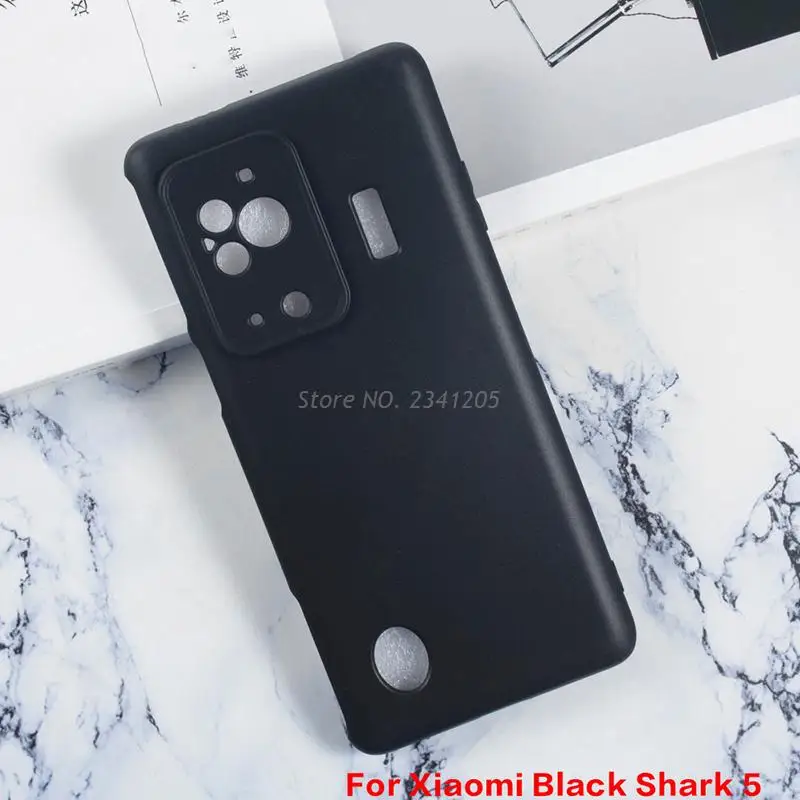 

Full Camera Protection Fitted Case For Funda Xiaomi Black Shark 5 PAR-A0 Soft Black TPU Case for Xiaomi Black Shark 5 Back Cover