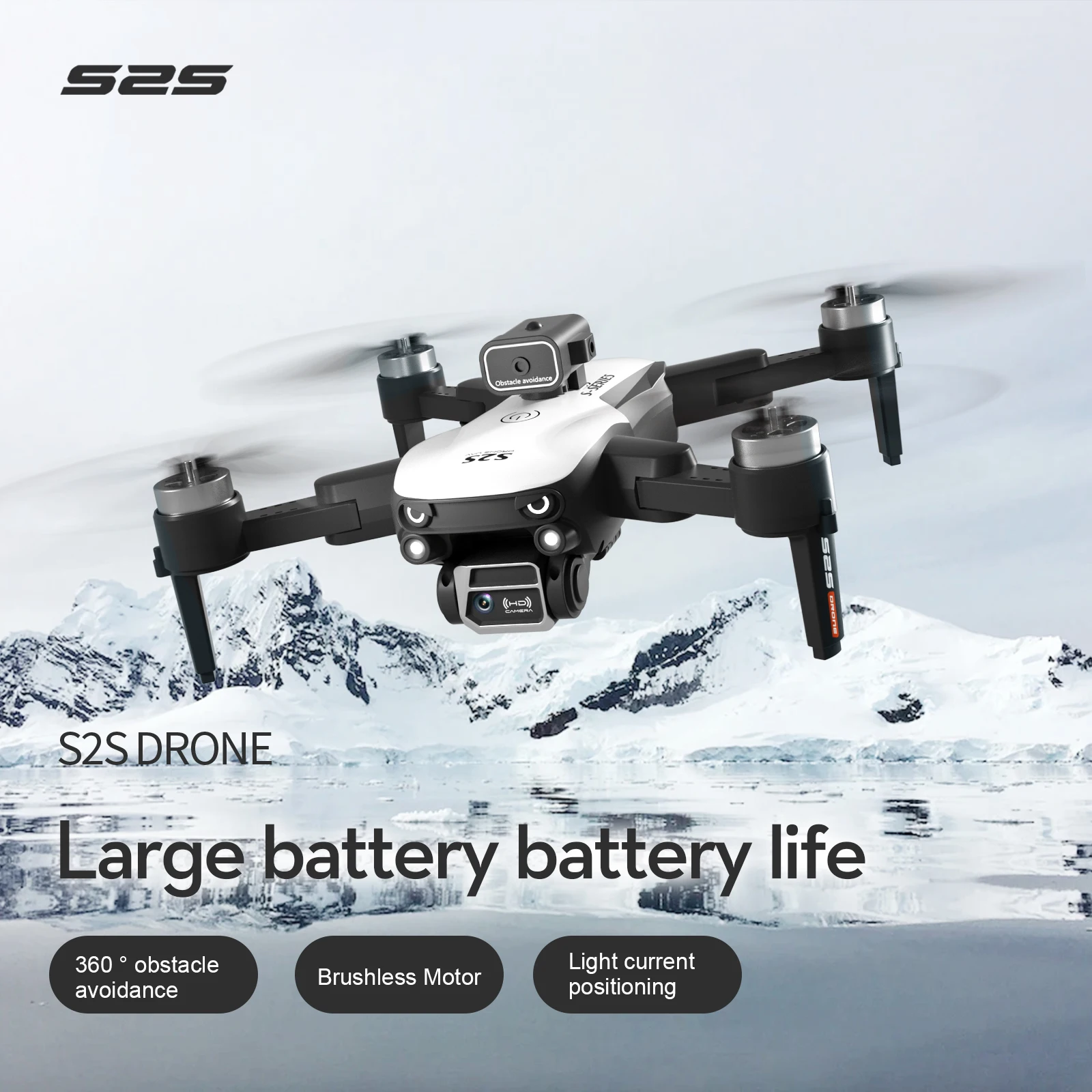 

For Lenovo S2S Drone 4K Professional Camera 8K 5G GPS HD Photography Dual-Camera Omnidirectional Obstacle Avoidance Quadrotor