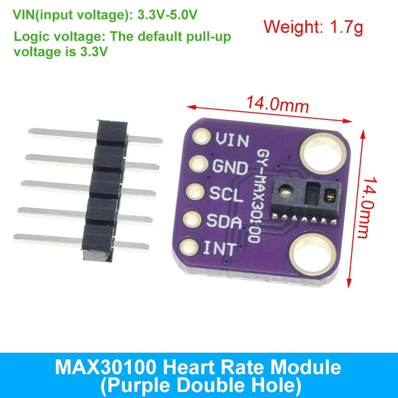 

Модуль датчика сердечного ритма GREATZT TZ MAX30102 MAX30100