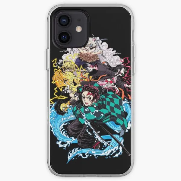 

Kimetsu No Yaiba Phone Case Customizable for iPhone 11 12 13 14 Pro Max Mini 6 6S 7 8 Plus X XS XR Max Flower Accessories TPU