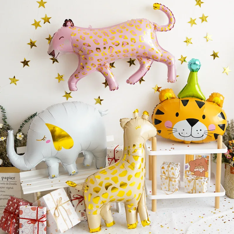 

1 шт. милые воздушные шарики в виде животных жираф слон джунгли сафари тема День рождения Свадьба вечеринка украшения детский душ