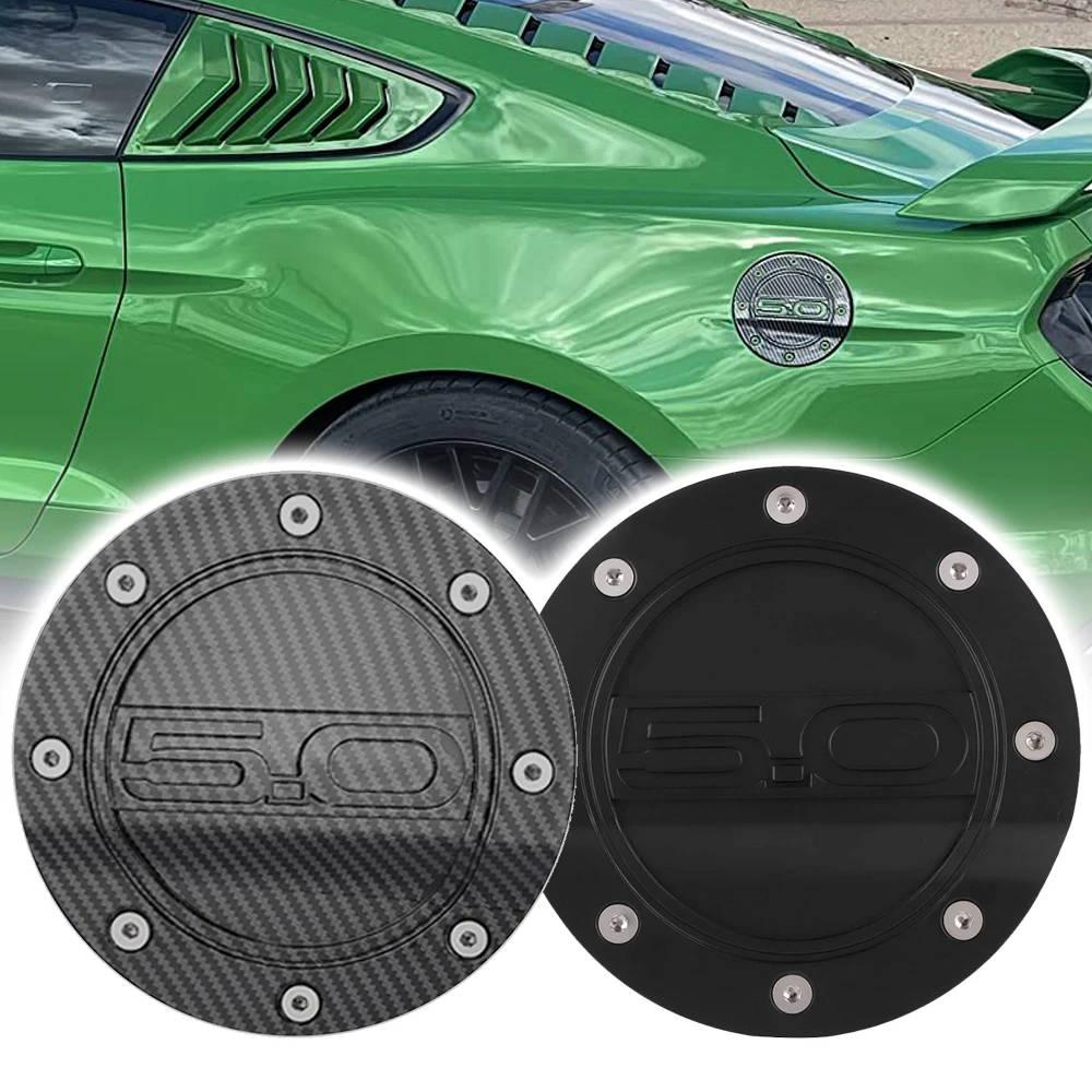 

Fuel Door Cover Gas Fuel Filler Tank Cap Lid For Ford Mustang 2015-2022
