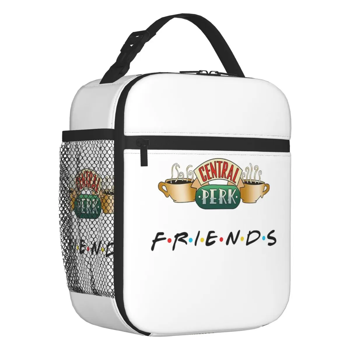 

Funny Friends TV Show Portable Lunch Boxes Leakproof Central Perk Cafe Comic Thermal Cooler Food Insulated Lunch Bag School