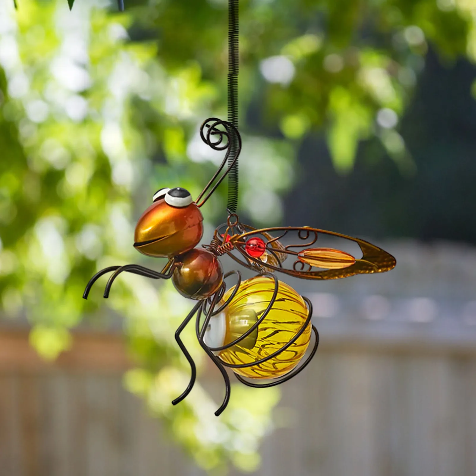 

Водонепроницаемый светодиодный светильник в виде пчелы, декоративсветильник освещение для сада, светлячка, насекомых, двора, настенное укр...