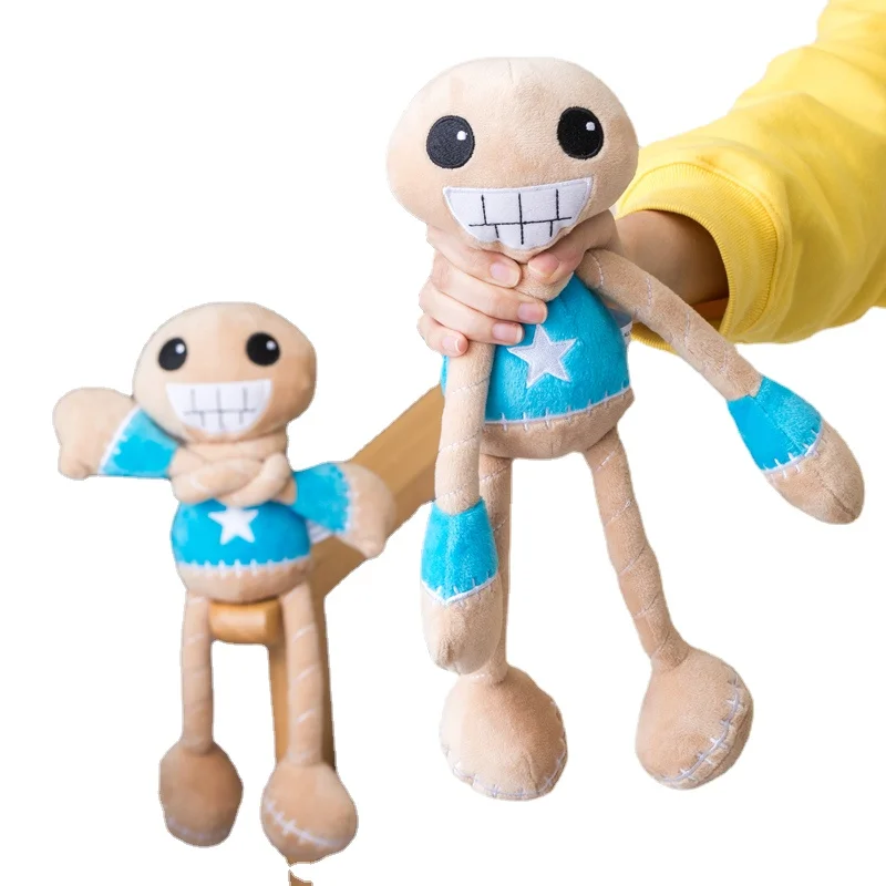 

35CM Kawaii Kick The Buddy Plush Doll Cute Cartoon Game Soft Plushie Figure Stuffed Toys for Boys Children Funny Christmas Gift