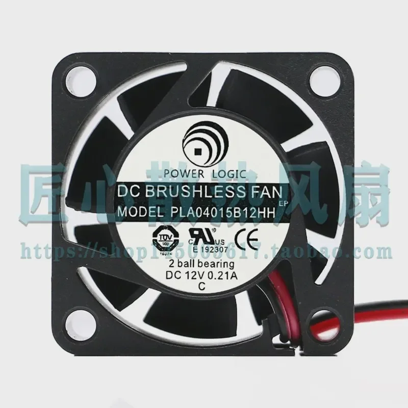 Фото Вентилятор охлаждения PLA04015B12HH New Power 4015 4CM 12V 0.21A с 2 проводами №1