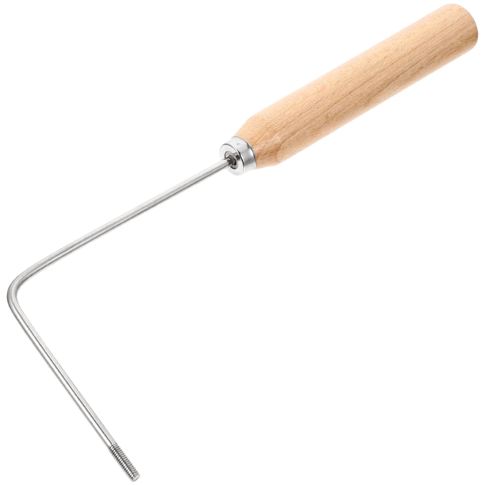 

Handle Rosette Maker Cookie Bunelos Wooden Single Iron Frying Timbale Set Kit Mould Waffle Tool