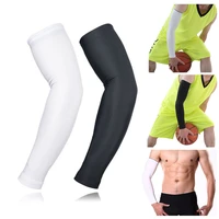 men breathable quick drying uv protection running arm sleeves basketball elbow pad fitness armguards sports cycling arm warmers