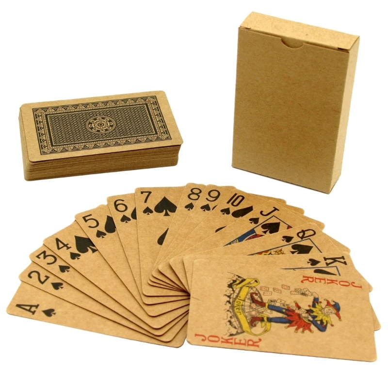 

H8WC Игральные карты Настольная игра Классическая колода Карточные карты Профессия Покер Карты колоды