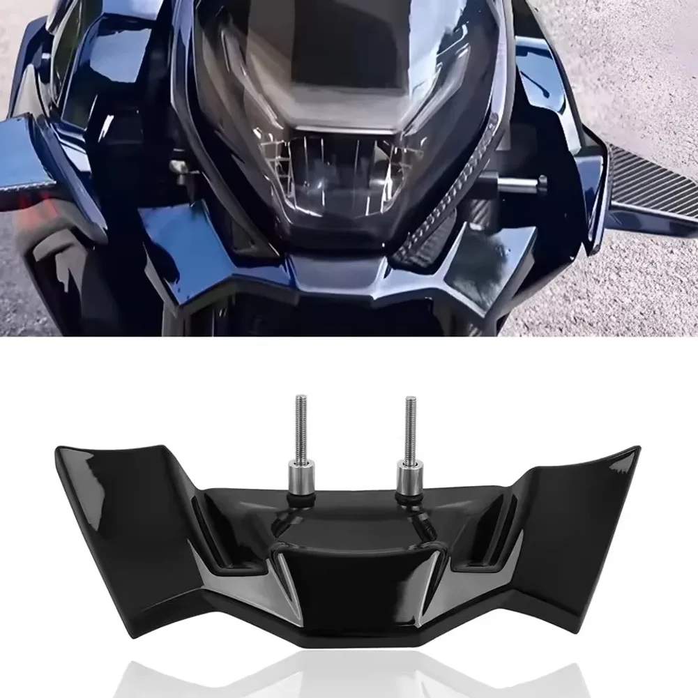 Фото Для BMW F900R S1000R 2021-2025 M1000R: Передний спойлер, аэродинамическое крыло-дефлектор, расширитель передней фары (Naked) №5