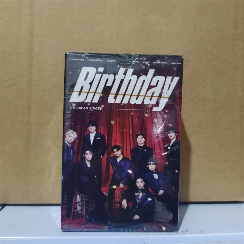 Альбом ATEEZ 4 из Японии поздравительная открытка на день рождения LOMO Card Hongjoong Seonghwa