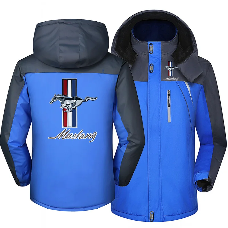 

2022 New men's winter jacket for mustang windproof jacket dwindproof water thicken fleece outerspo