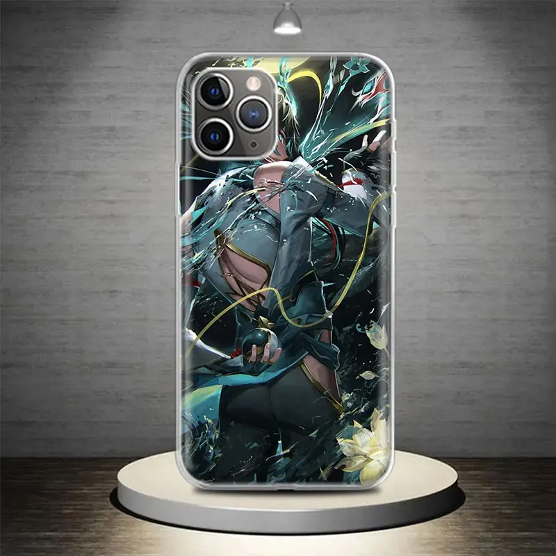 Чехол для телефона Honkai Star Rail Dan Heng чехол iPhone 14 13 Pro 11 15 Art 12 XR X XS Max 7 8 6S Plus SE мягкий с