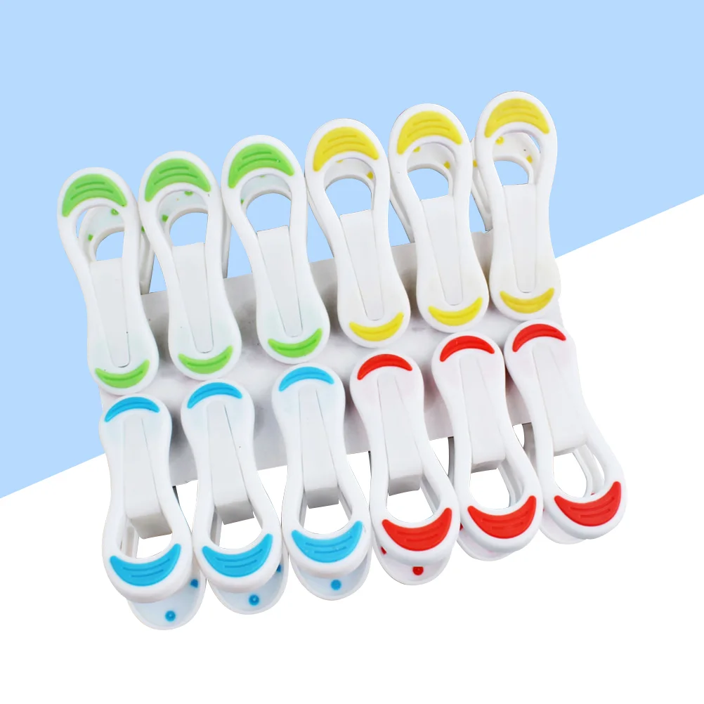 

12 Clothespin Cloth Hanger Clip Air-drying Clothing Pin Drying Clothes Peg Hanger Clips Pegs