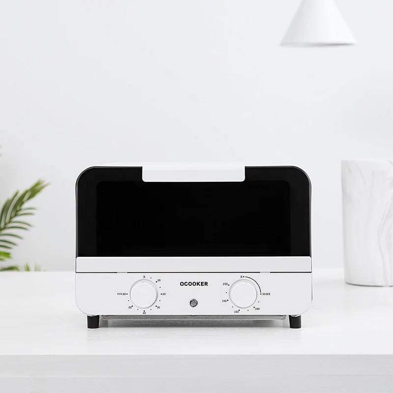 

QCOOKER household 12L electric oven retro multifunctional desk Cake egg tart Baking Chicken wings bread small oven