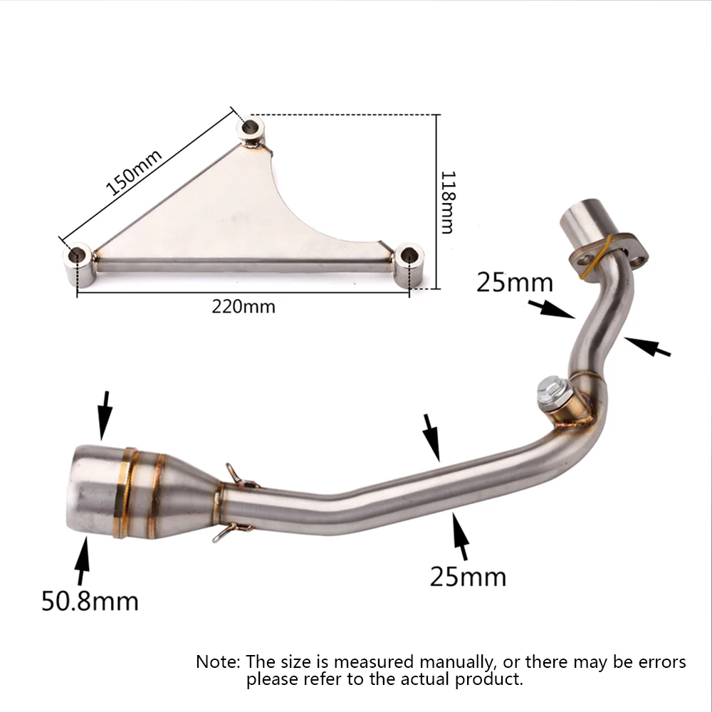 Для Vespa sprint150 комплект выхлопной трубы 2017-2020 выхлопная труба спереди