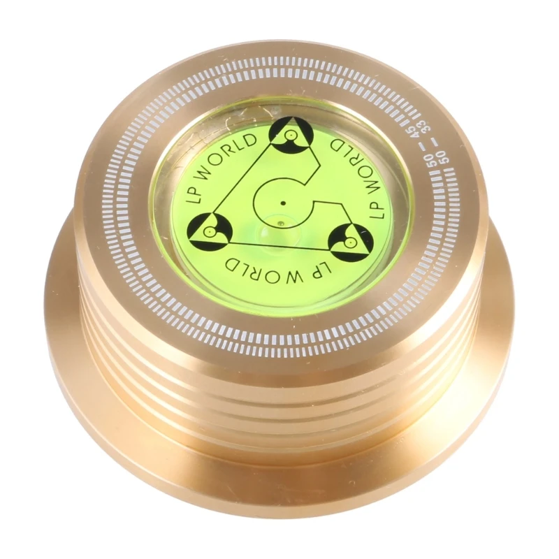 Зажим для виниловых пластинок с прецизионными пузырьковыми уровнями 60 Гц 378 г