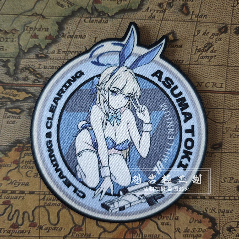 Синий архив патч токи рандомный боевой дух и петля нарукавник BlueArchive тактическая