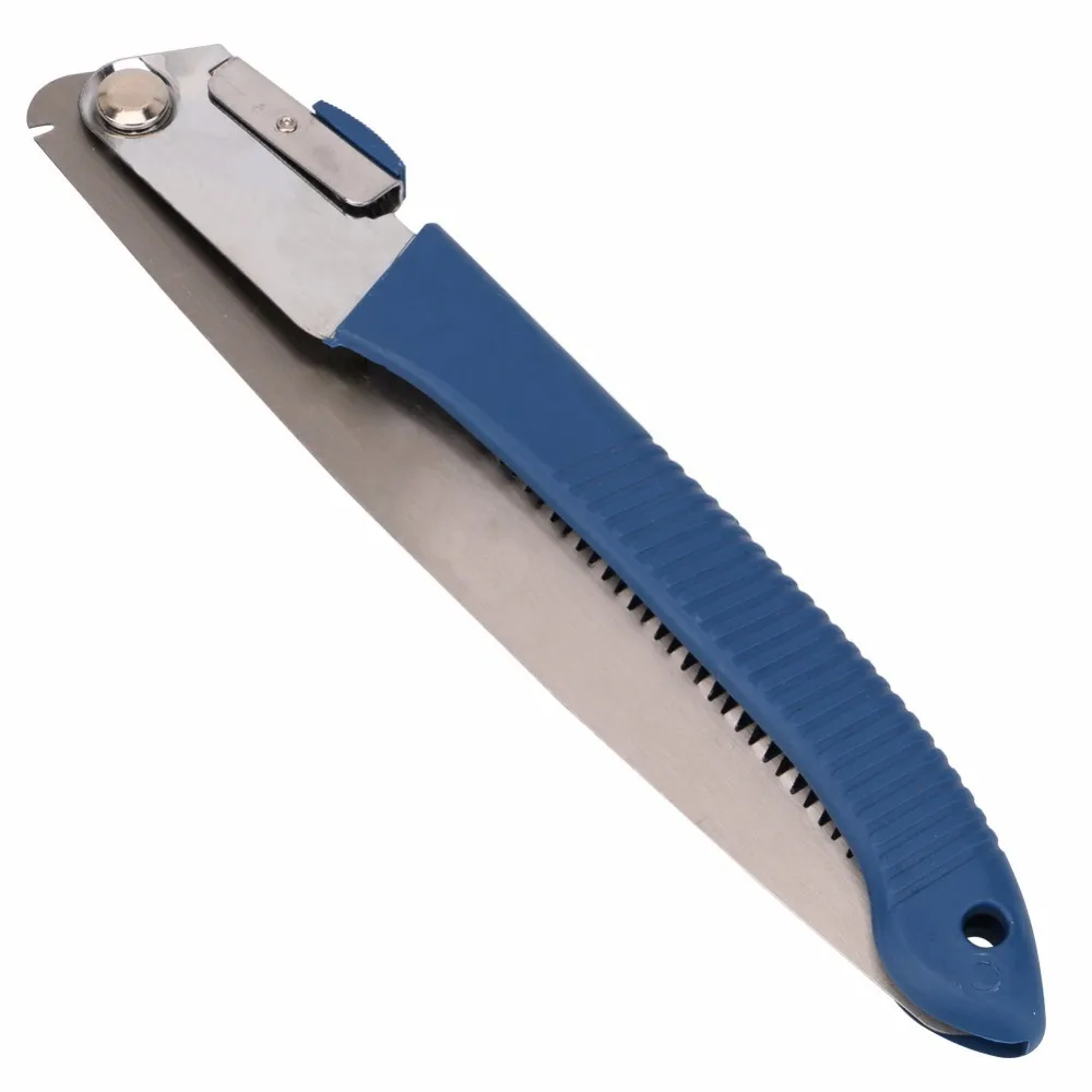 

Anti-Skip Folding Hand Saw Garden Hacksaws Manual Pruning Portable With Safety Lock Woodworking Plastic Handle