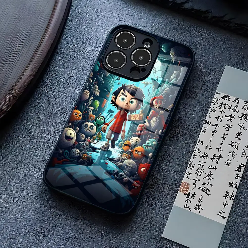 Чехол для телефона из закаленного стекла iPhone 15 Pro Max 14 12 11 13 Mini X XR XS 8 7 Plus SE