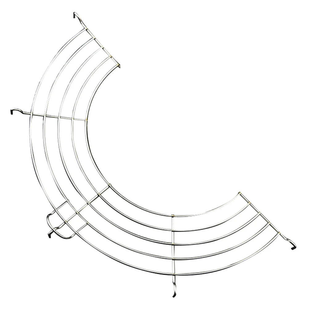 

Rack Oil Cooling Drain Strainer Tempura Baking Semi Frying Cooking Draining Fried Filter Steamer Wok Drip Circle Fryer Pan Racks