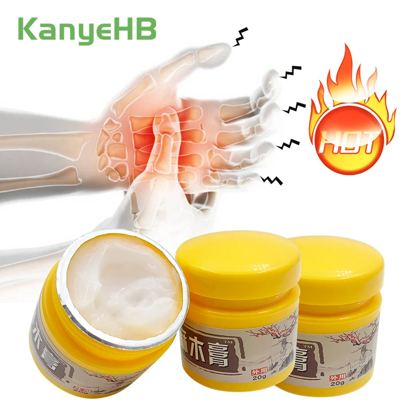 

3Pcs Chinese Herb Pain Relief Ointment Treat Limb Numbness Sprain Muscle Soreness Medical Cream Knee Back Arthritis Cream A1551