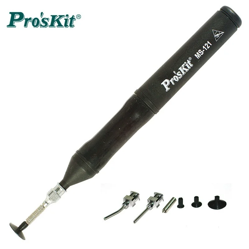 

Pro'sKit MS-121 Portable Simple type Vacuum Suction Pen antistatic for 50G SMD Sucking Pen Soldering Rework Hand Tools