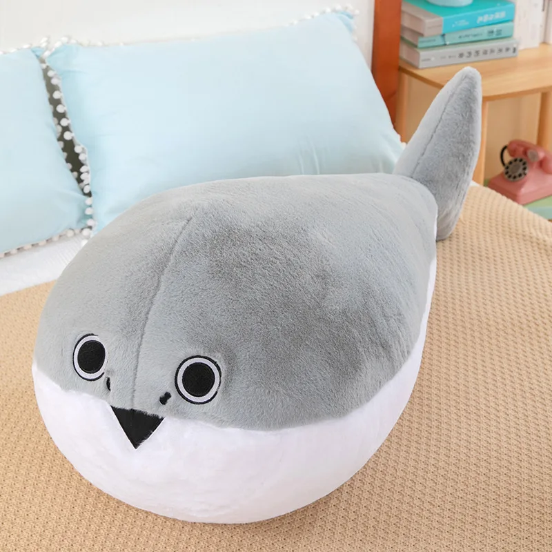 50-100 см Kawaii Sacabambaspis Grey милая кукла-рыба мягкая плюшевая игрушка. Плюшевая подушка