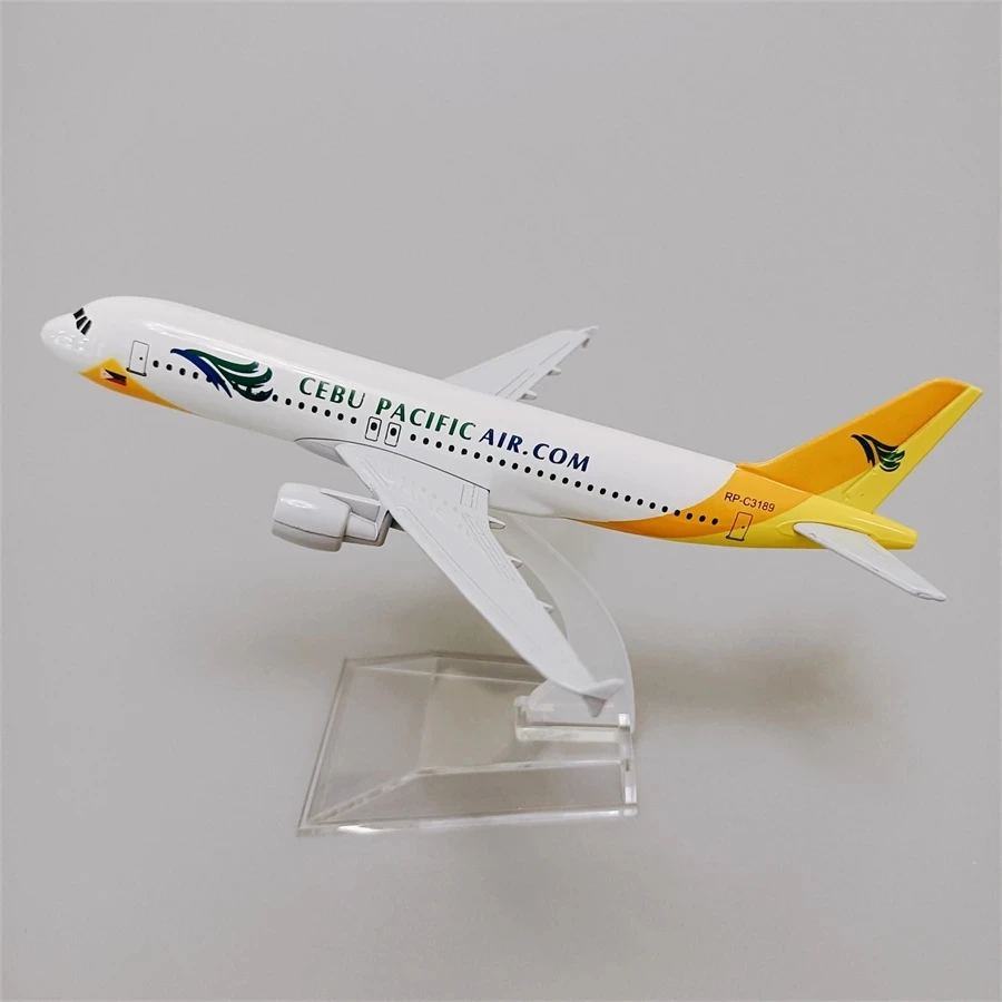 Модель самолета 16 см, авиа, Филиппины, CEBU PACIFIC A320, аэробус 320, авиакомпании (art.: 3920bf0de377d) - 3920bf0de377d