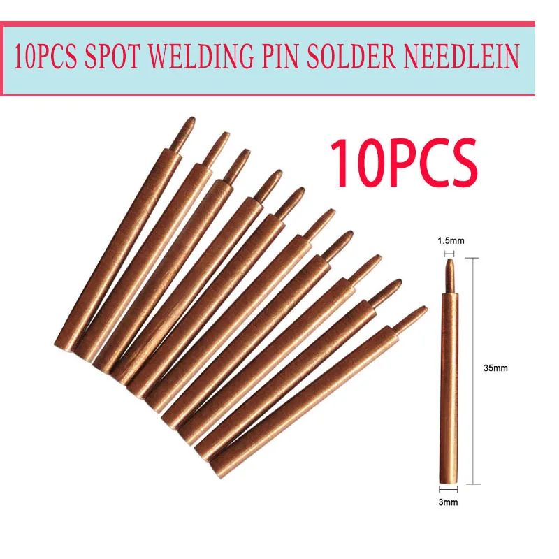 

10pcs/set Spot Welding Pin Solder Needlein Sunkko 709A/709AD/709AD+/737G/737U/788H/788H-USB/797DH Spot Welder Solder needles