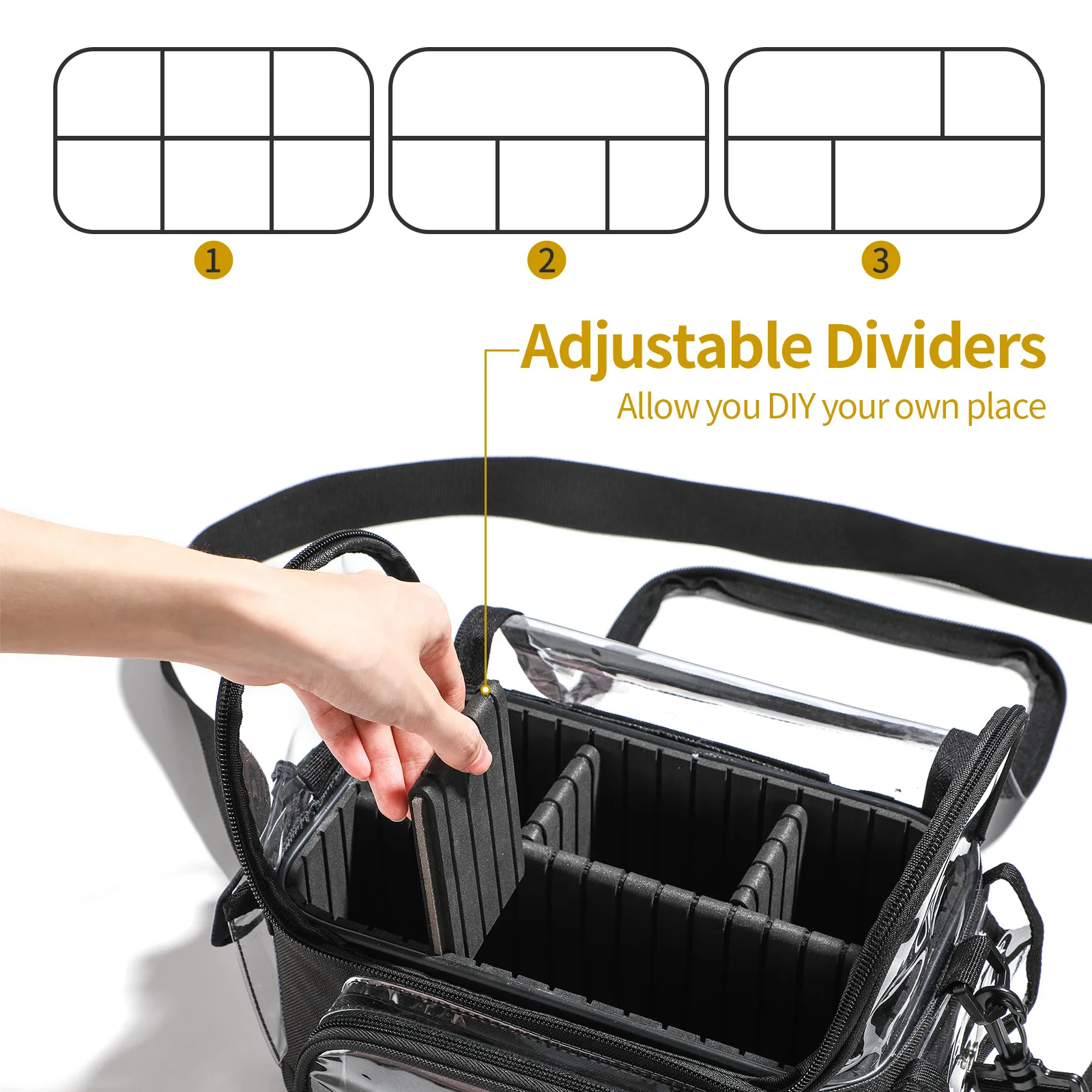 Большая Вместительная Прозрачная Сумка Для Косметики Из ПВХ Водонепроницаемая