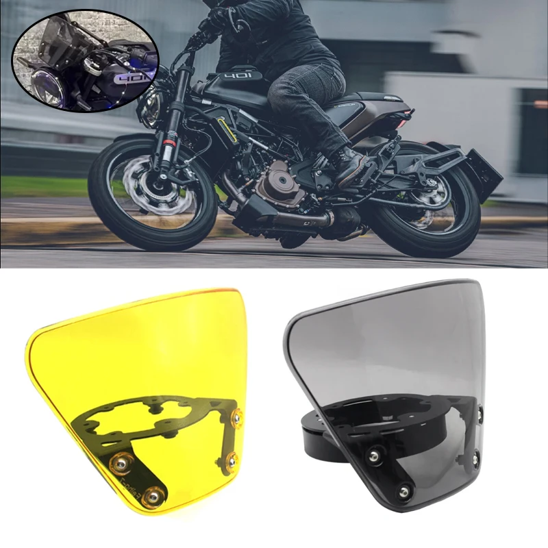 Ветровое стекло для мотоцикла подходит Husqvarna svarклюen 401 250 Vitpilen 2018-2023