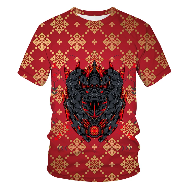 Мужская Летняя модная металлическая абстракция 3d печать мужская одежда большого