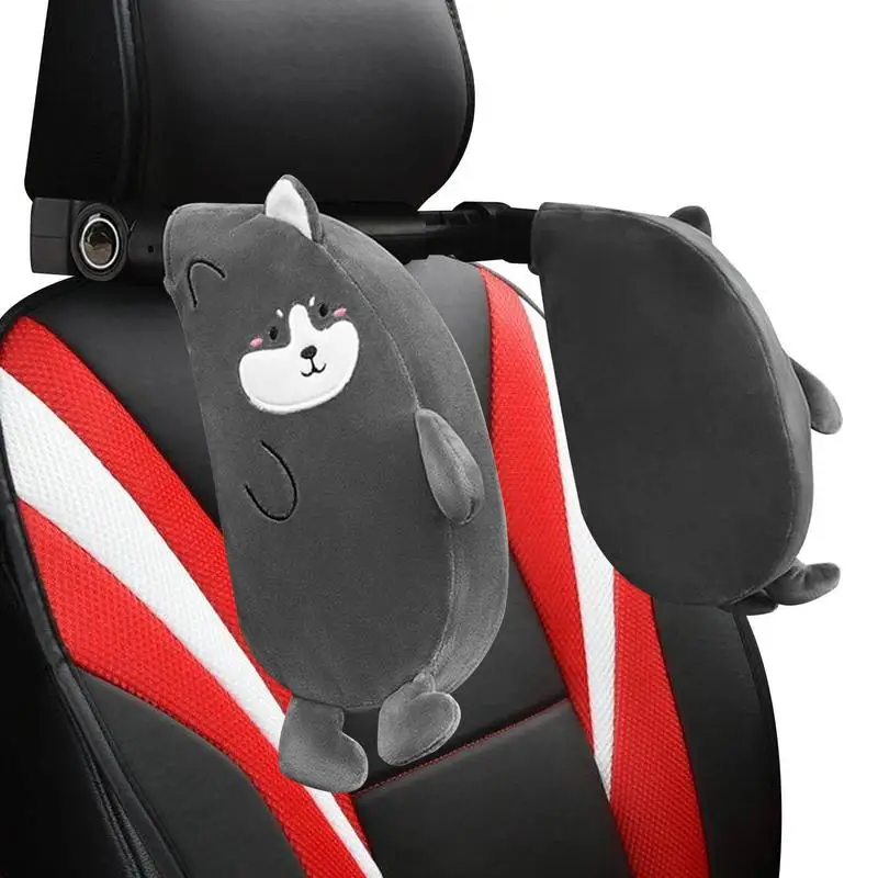 

Автомобильная подушка на подголовник, регулируемая Автомобильная подушка для поддержки шеи, подушка для поддержки шеи, автомобильный удоб...