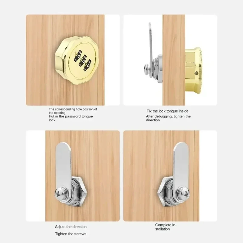 3-х цифровой кодовый замок ящик для шкафа почтовый шкафчик с паролем мебель