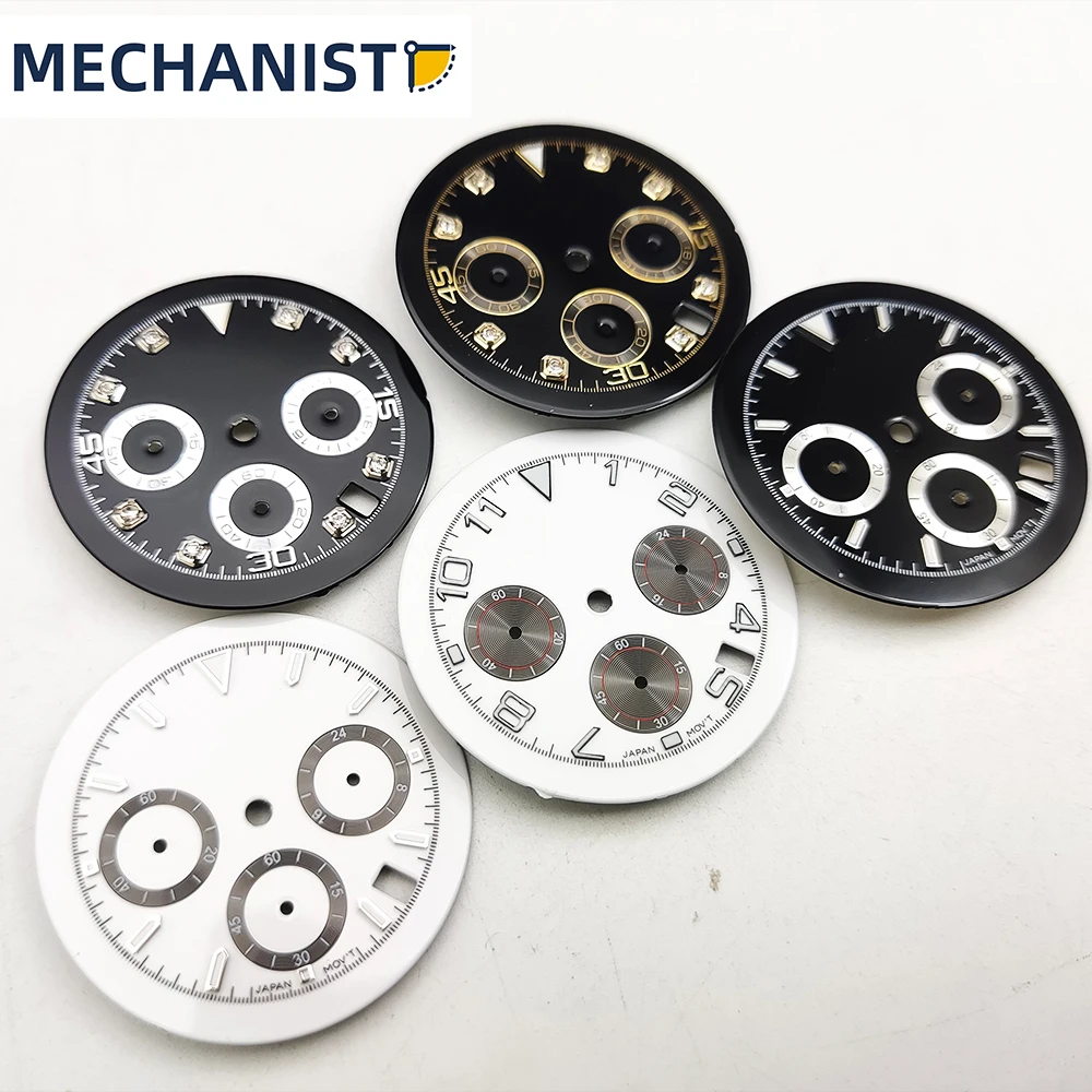 

Machinist-32.5mm dial mounted diamond VK63 dial chronograph panda dial sterile luminescent literally adapted men's quartz watch