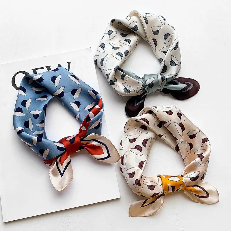 

New 100% Natural Silk Scarf Fashion Women Scarves Shawl Bandana Hijab Pashmina Bag Scarfs Female Square Head Neck For Ladies