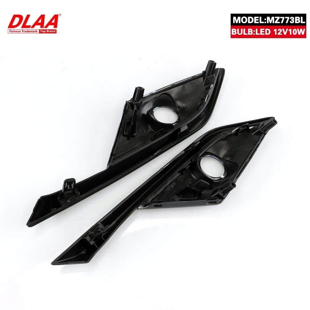 Для Mazda CX3 CX-3 2016 2017 2018 2019 DLAA светодиодный передний бампер противотуманные фары DRL