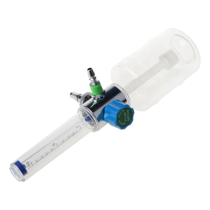 

Oxygen Supply System Accessories Oxygen Pressure Reducer Inhaler Flow Meter Humidification Bottle Gas Regulator for Home M4YD