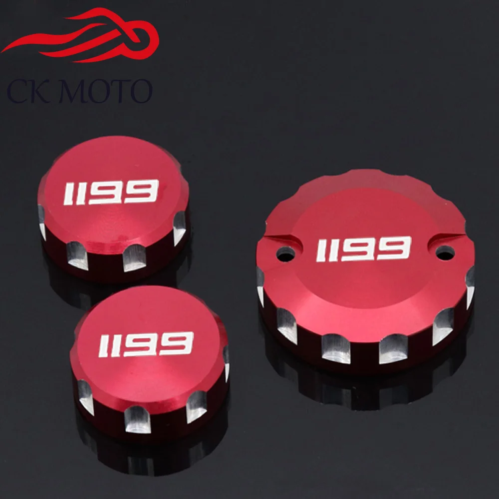 Front Brake Clutch Rear Brakes Cylinder Fluid Reservoir Cover Cap For For DUCATI 1199 Panigale 2012-2014 2013