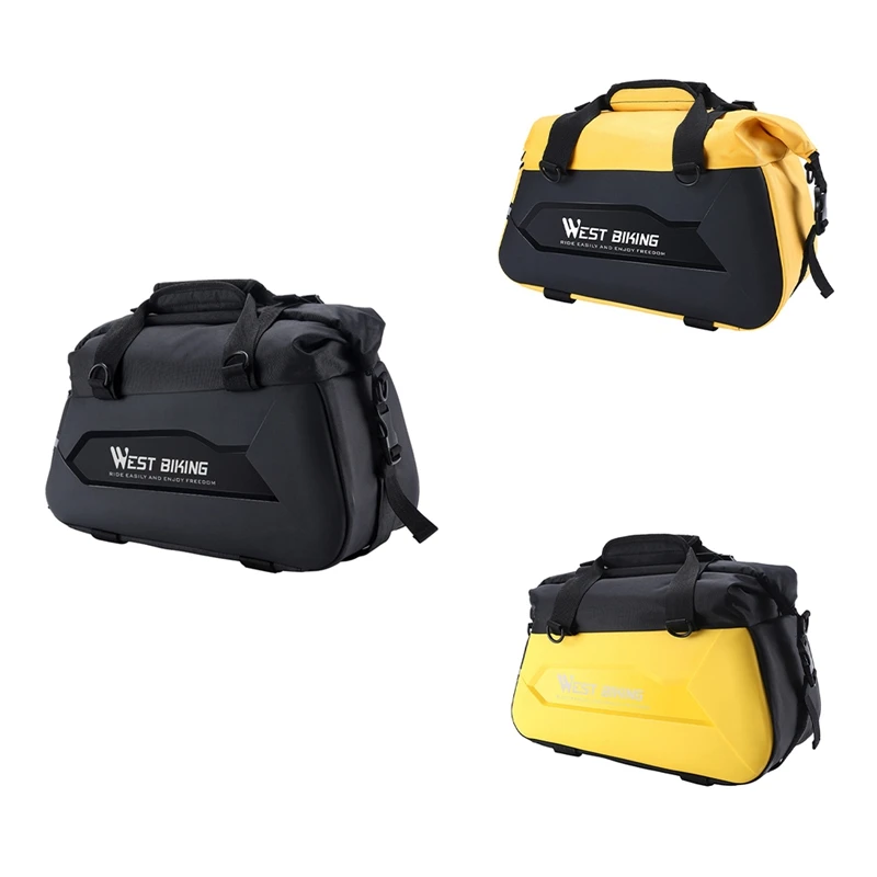 WEST BIKING 13-25L Bike Rack Bag,Waterproof Bicycle Trunk Pannier Rear Seat Bag Bike Carrier Bag