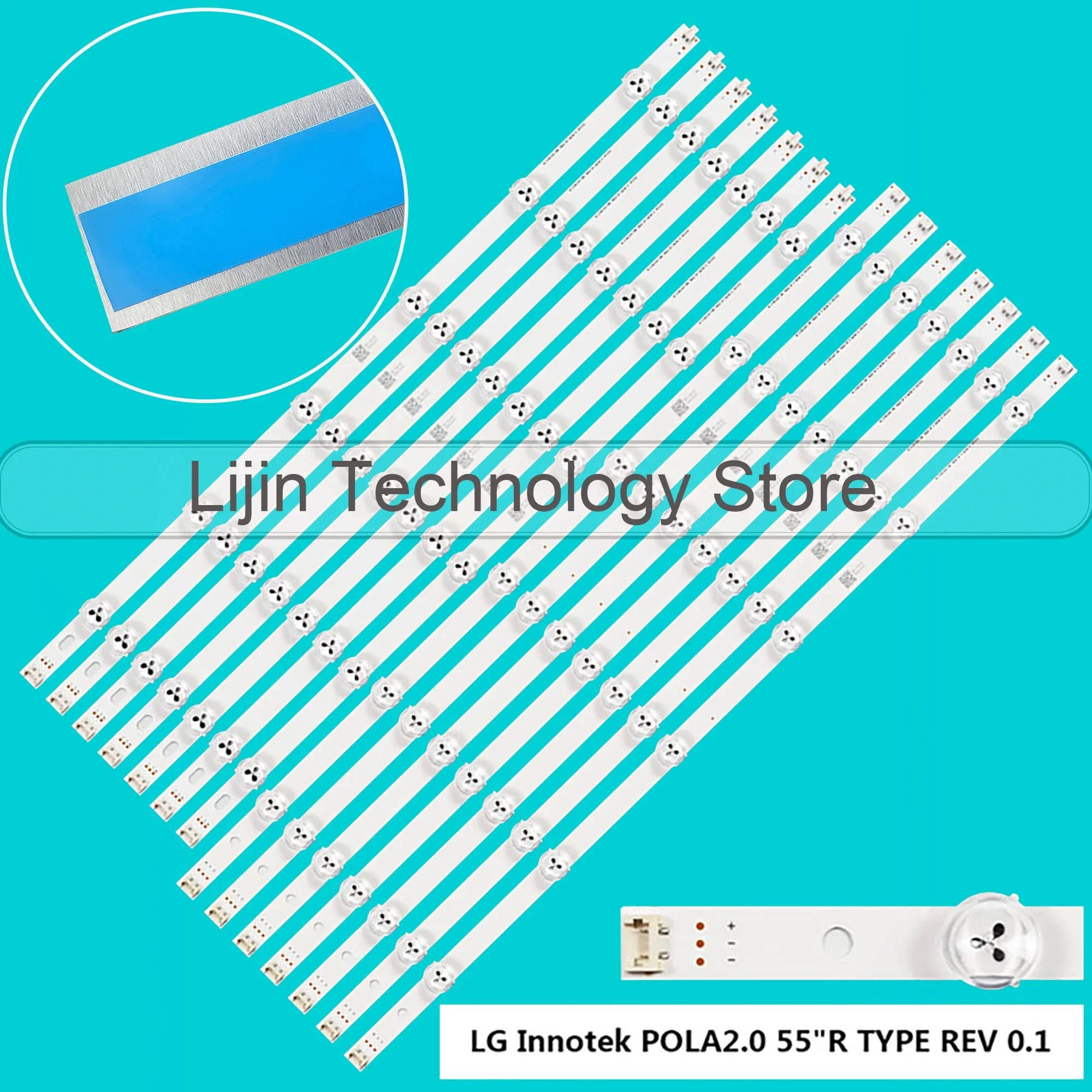 Светодиодная лента подсветки для 55LN5758 55LN5790 55LA6205 55LA6208 55LA6210 55LA6200 55LA6200-CN 55LN549C 55LA620S